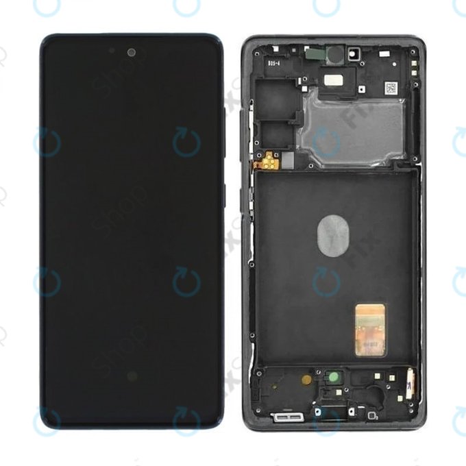 Wyświetlacz do Samsung S20 FE G780F, Ekran dotykowy z ramką, GH82-24220A, GH82-24219A, GH82-31329A, GH82-31321A, Cloud Navy, Genuine Service Pack