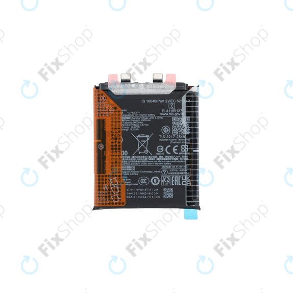 Bateria do Xiaomi 14 Ultra, BM5Y, 5000mAh, 1330102000123B, Genuine Service Pack