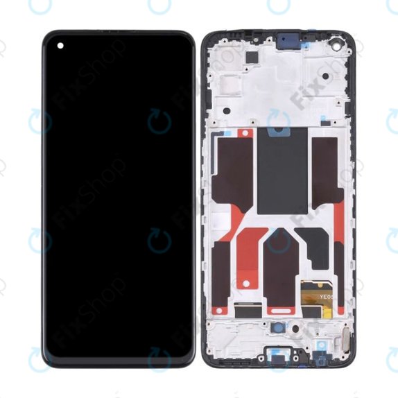 Wyświetlacz OLED do OnePlus Nord CE 2 5G IV2201, Ekran dotykowy z ramką