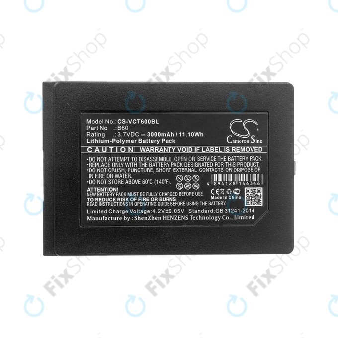 Bateria do Vectron Mobilepro 3, Vectron Mobilepro III, 3000mAh, Li-Pol, 3.7V, B60, HQ
