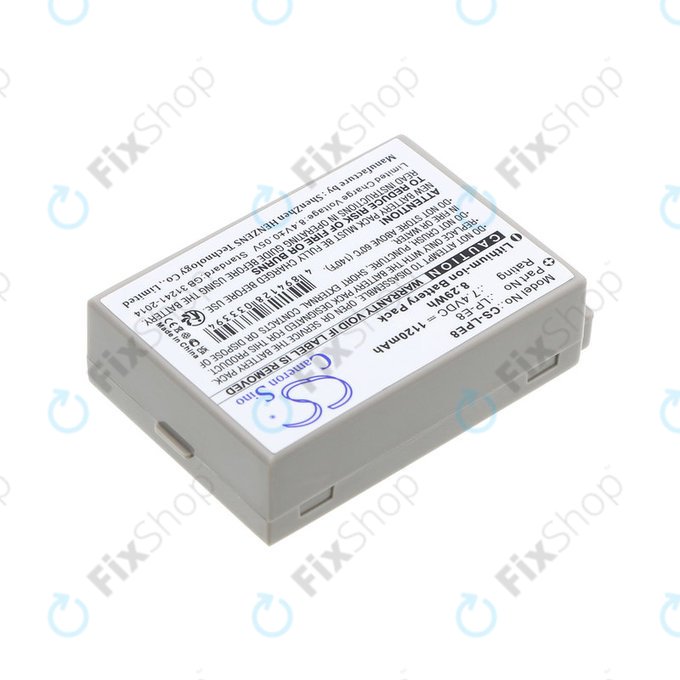 Bateria do Canon EOS 550D, 600D, LP-E8, Li-ion, 7.4V, 1120mAh, HQ