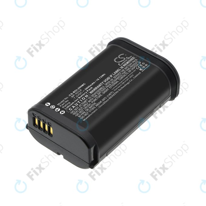 Bateria do Leica Q2, Q3, SL2, SL2s, 2600mAh, Li-Ion, 7.2V, BP-SCL6, HQ