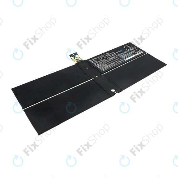 Bateria do Microsoft Surface 1769, Microsoft Surface 1782, 5900mAh, Li-Pol, 7.57V, DYNK01, HQ