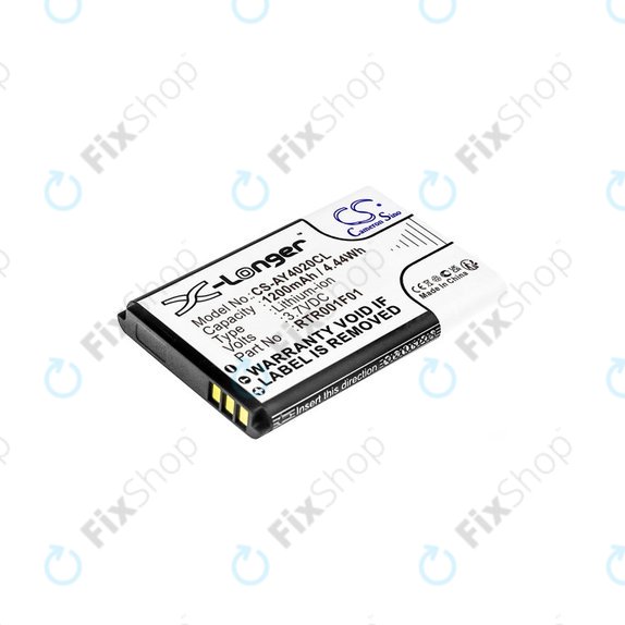 Bateria do Alcatel 8232, 1200mAh, Li-Ion, 3.7V, RTR001F01, HQ