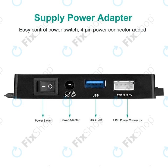 Adapter USB 3.0 na SATA / IDE do dysków HDD/SSD 2.5" i 3.5" oraz napędów optycznych