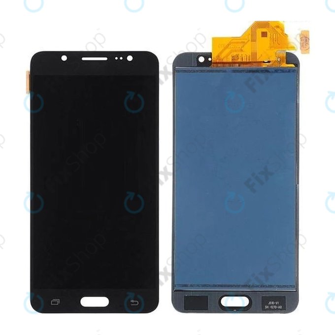 Wyświetlacz do Samsung J5 J510FN (2016), Ekran dotykowy bez ramki, Czarny, Black, TFT