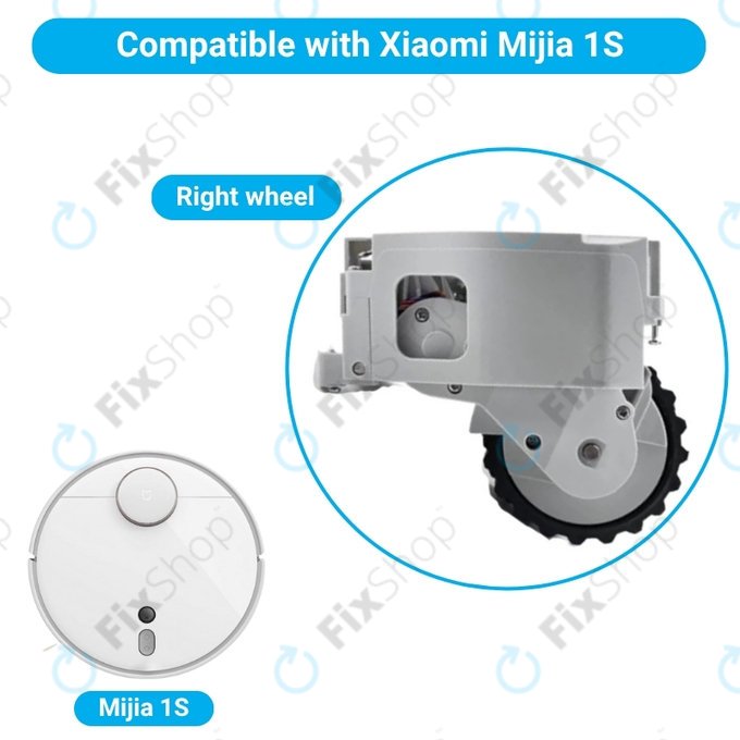 Koło z silnikiem do Xiaomi Mijia 1S, Right, Biały, White