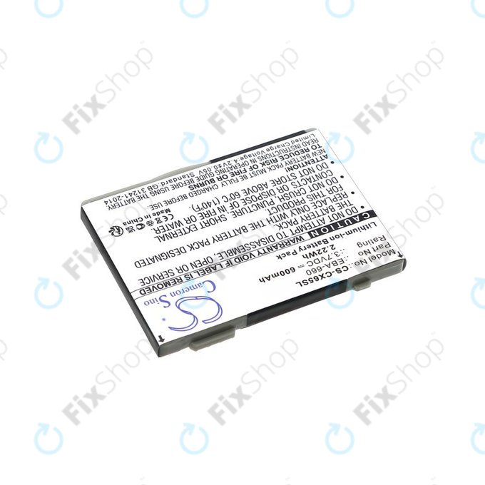 Bateria do Siemens M8, A31, CS66, SS66, 600mAh, Li-Ion, 3.7V, EBA-660, HQ