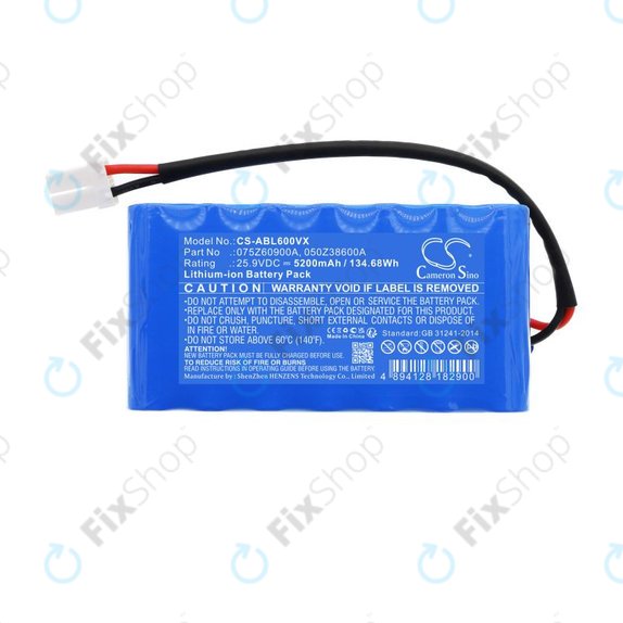 Bateria do Wiper i130S, Ambrogio Twenty Elite, 5200mAh, Li-Ion, 25.9V, 075Z60900A, HQ