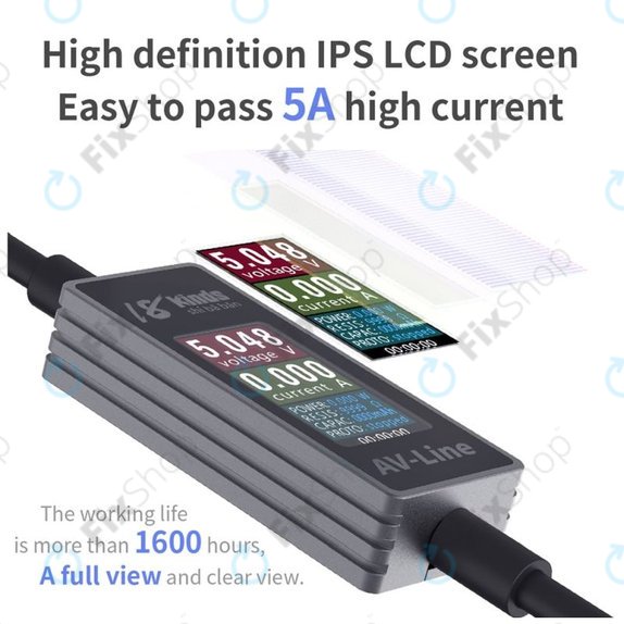 Przewód ładujący z automatycznym wykrywaniem (Lightning – USB‑A), AV-Line