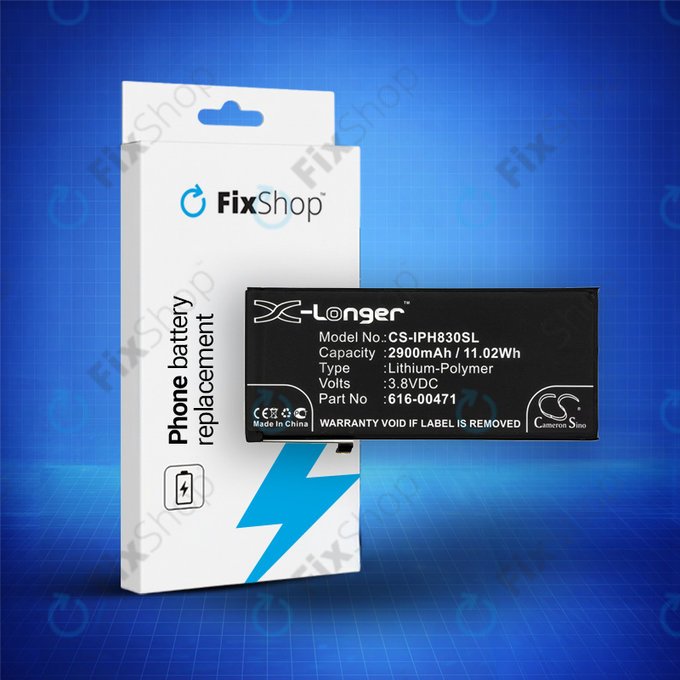 Bateria do iPhone XR, 2900mAh, 616-00471, 616-00468, HQ