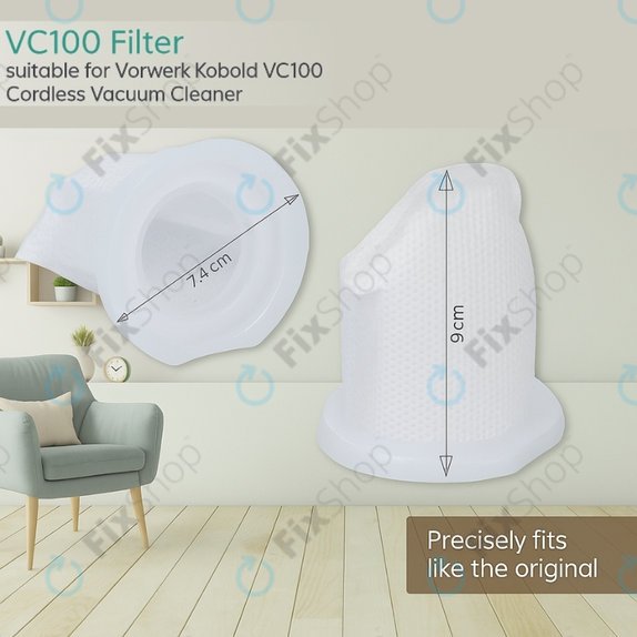 Filtr pyłu do Vorwerk VC100