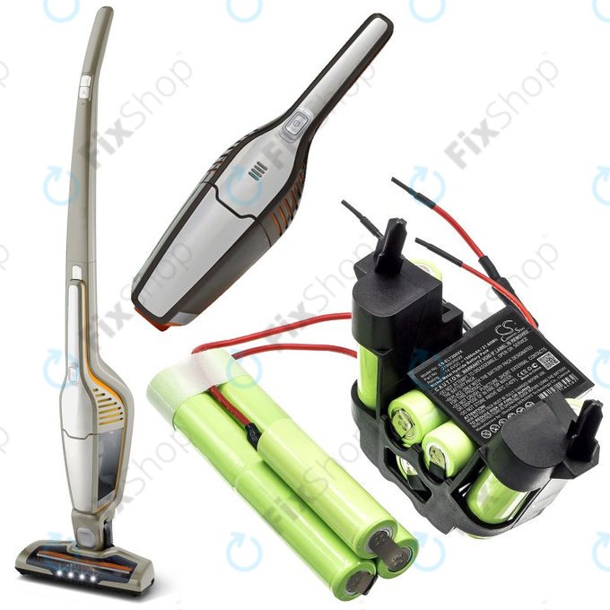Bateria do Electrolux ErgoRapido ZB3004, ZB3005, ZB3006, AEG AG3004, AG3005, AG3006, 1500mAh, Ni-MH, 14.4V, 2199035029, HQ