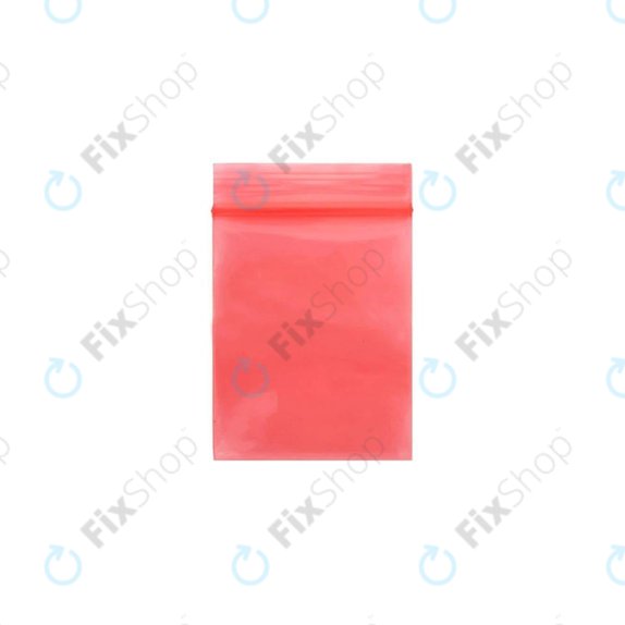 Antystatyczna torebka strunowa ESD, Czerwony, Red, 9x13 cm, 100szt