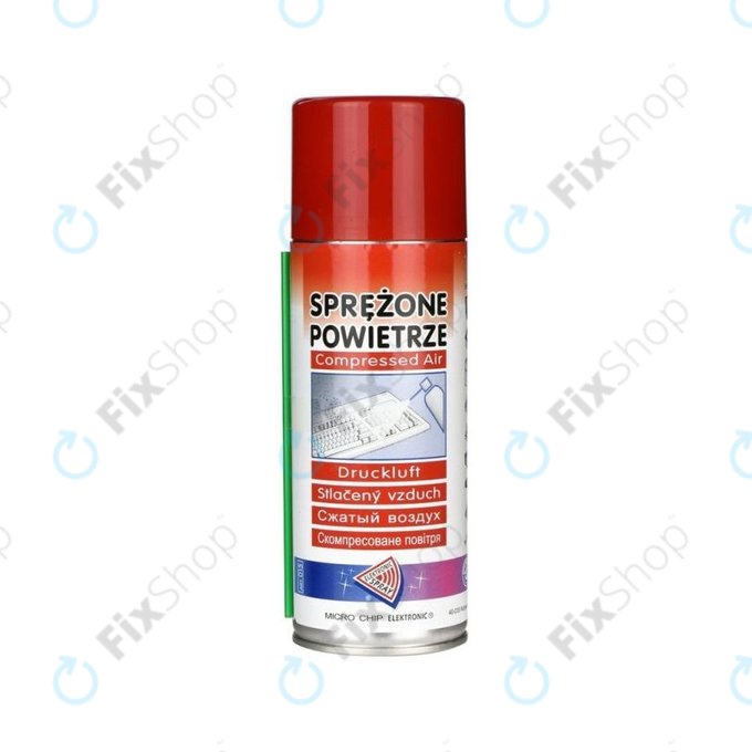 Spreżone powietrze w sprayu, Flammable, 400ml, Micro Chip Electronic