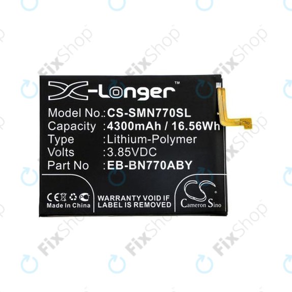 Bateria do Samsung Note 10 Lite N770F, EB-BN770ABY, 4300mAh, HQ