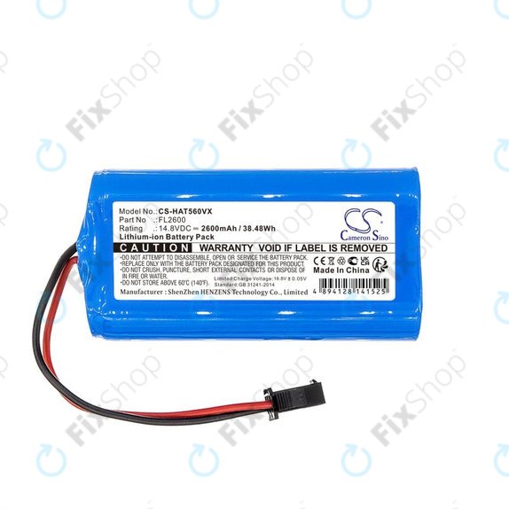 Bateria do Eufy Robovac 11, Haier TAB T550, Haier TAB560, 2600mAh, Li-ion, 14.8V, FL2600, HQ
