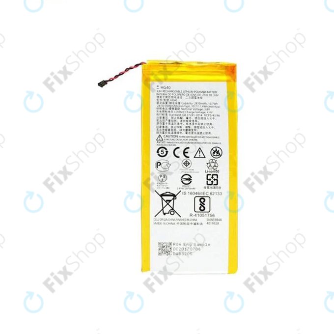 Bateria do Motorola Moto G5 Plus, HG40, 3000mAh