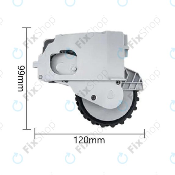 Koło z silnikiem do Xiaomi Dreame F9, Mi Robot Vacuum Mop (Mijia 1C), 2 Pro+ (Mijia 1T), Lewy, Biały, White