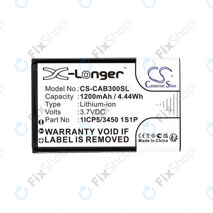 Bateria do Cat B30, 1200mAh, Li-Ion, 3.7V, 1ICP5/3450 1S1P, HQ