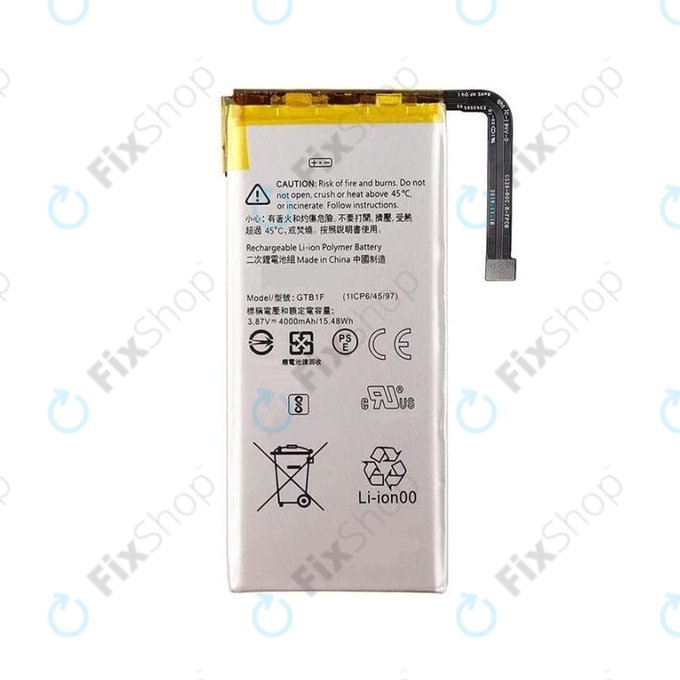 Bateria do Google Pixel 5, GTB1F, 4000mAh