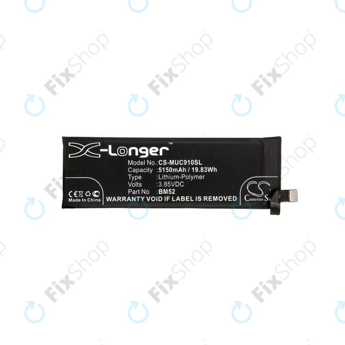 Bateria dla Xiaomi Mi Note 10 M190F4AG, 5150mAh, Li-Pol, 3.85 V, BM52, HQ