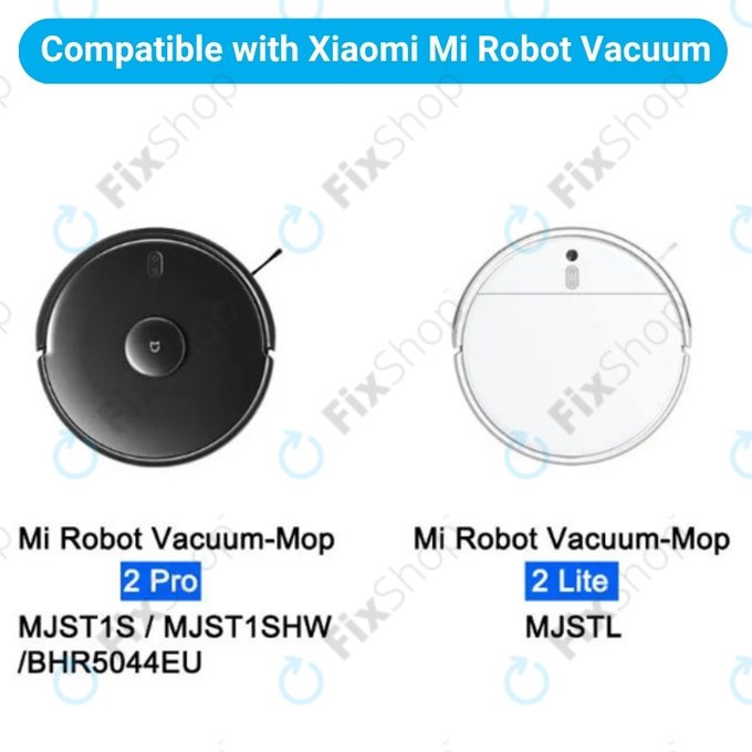 Zestaw części zamiennych do Xiaomi Mi Robot Vacuum Mop 2 Pro, 2 Lite (1x Główna szczotka, 2x Filtr, 2x Szczotka boczna)