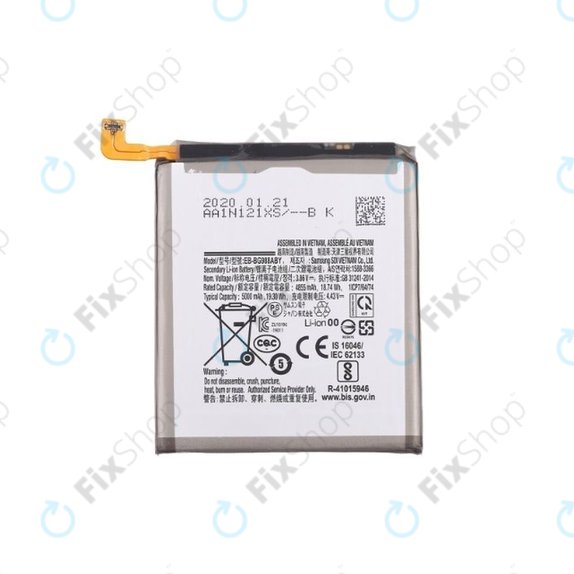 Bateria do Samsung S20 Ultra G988F, EB-BG988ABY, 5000mAh