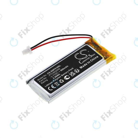 Bateria do Sena Gt-Air II, J-Cruise II, Shoei Neotec II, SRL-01, SRL2, 800mAh, Li-Pol, 3.7V, PTC802050, HQ