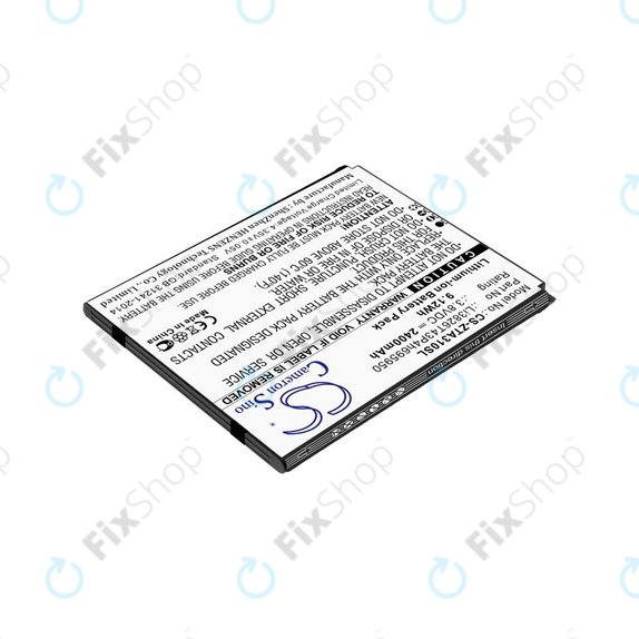Bateria do ZTE Blade A3, A5, Optus X Power 2, 2400mAh, Li-Ion, 3.8V, Li3826T43P4h695950, HQ