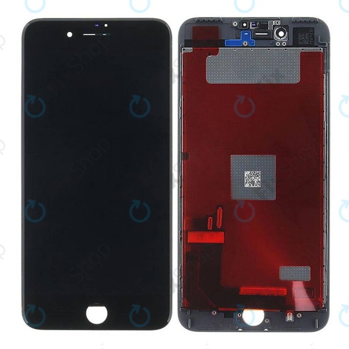 Wyświetlacz dla iPhone 7 Plus, Black, Ekran dotykowy z ramką, Refurbished
