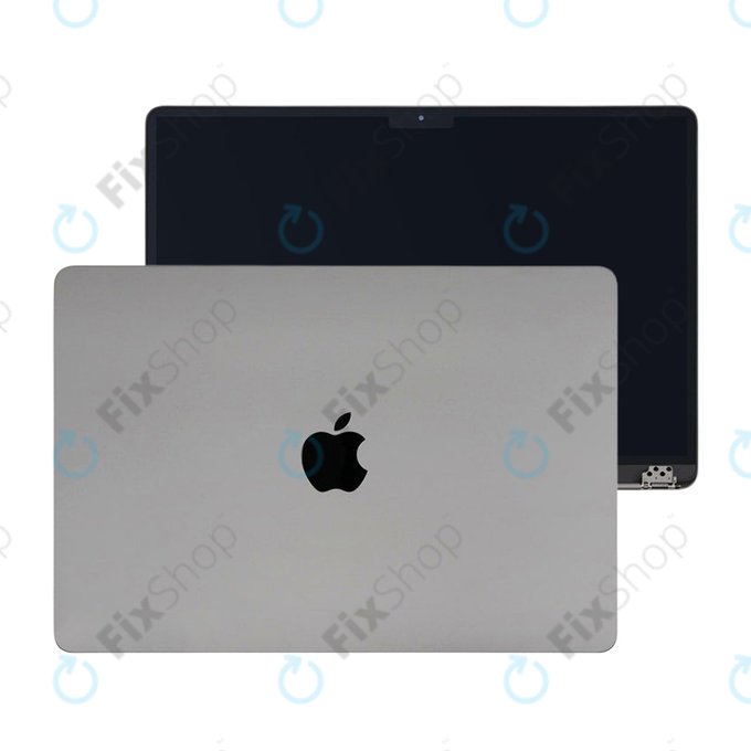 Wyświetlacz LCD do MacBook Air 15", A3114 (2024), z przednim szkłem i pokrywą, Space Gray, 661-40259, Genuine Apple