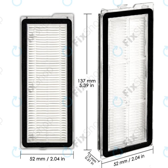 Filtr przeciwpyłowy, 2 szt. do Xiaomi Roborock QV 35A, QV 35S