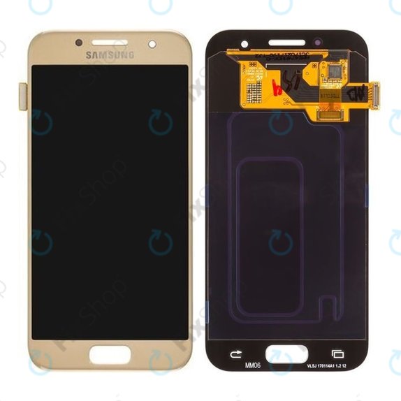 Wyświetlacz z ekranem dotykowym do Samsung A3 A320F (2017), GH97-19732B, GH97-19753B, Gold Sand, Genuine Service Pack