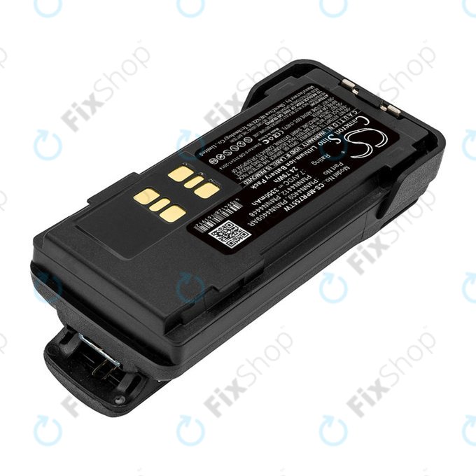 Bateria do Motorola DP2600, 4000, 4600, 4800, XPR3000, XPR3300, 3350mAh, Li-Ion, 7.4V, PMNN4409, HQ