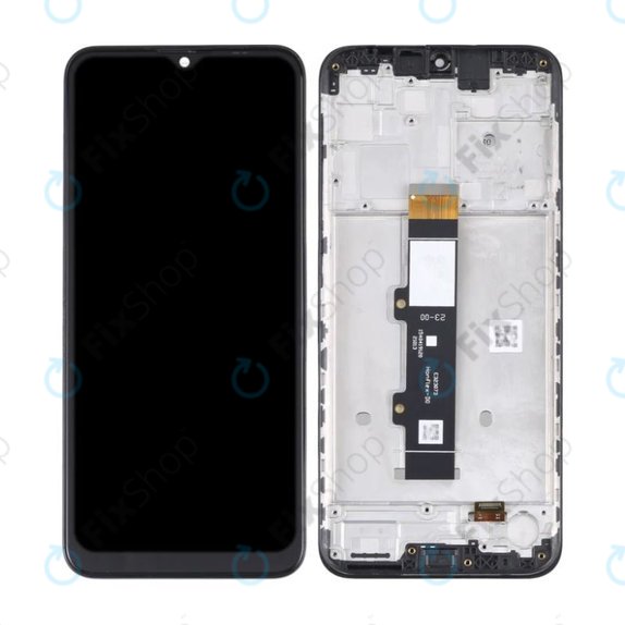 Wyświetlacz do Motorola Moto G10 XT2127, Ekran dotykowy z ramką, Aurora Gray, TFT