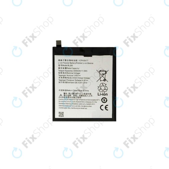 Bateria do Motorola Moto M XT1663, BL265, 3000mAh