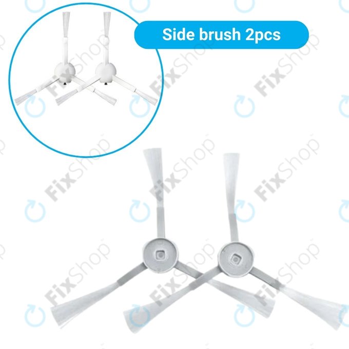 Zestaw standardowy do Xiaomi Mi Robot Vacuum Mop (Mijia 1C), 2 (Mijia 2C), 2 Pro+ (Mijia 1T), Biały, White