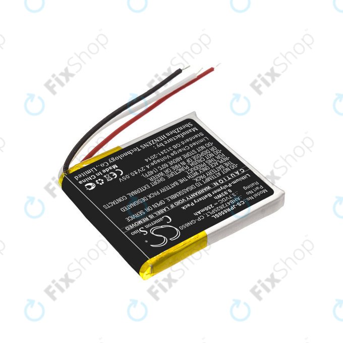 Bateria do Jabra Evolve 65, 80, 250mAh, Li-Pol, 3.7V, AHB472625PLT, HQ