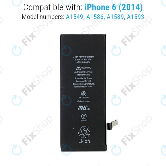 Bateria dla iPhone 6, 1810mAh