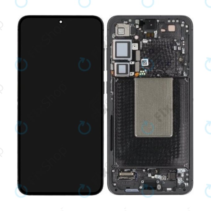 Wyświetlacz do Samsung S24+, Ekran dotykowy z ramką, GH82-33410A, S926B, Onyx Black, Genuine Service Pack