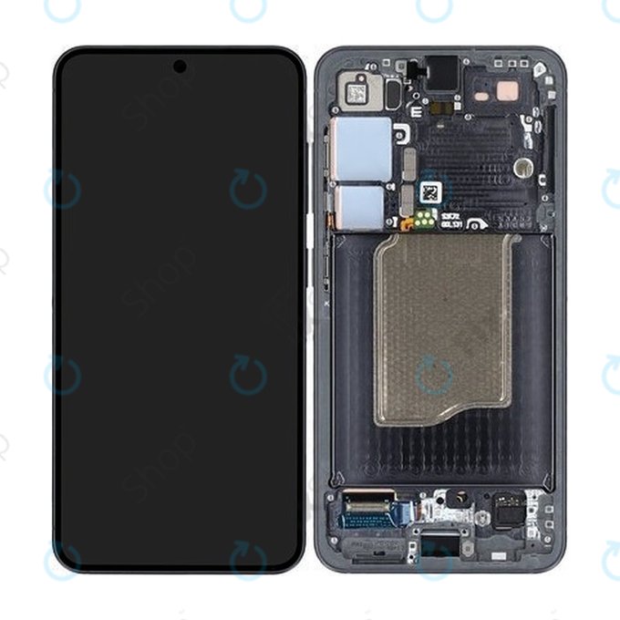 Wyświetlacz OLED do Samsung Galaxy S25, Ekran dotykowy z ramką, Blueblack
