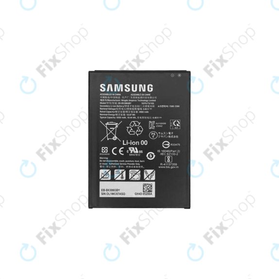 Bateria do Samsung Tab Active5 X306B, EB-BX306GBY, 5050mAh, GH43-05200A, Genuine Service Pack