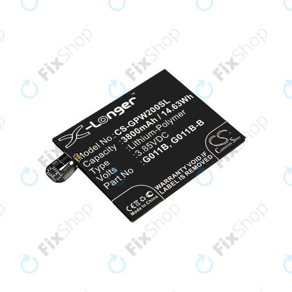Bateria dla Google Pixel 2 XL G011C, 3800mAh, Li-Pol, 3.85 V, G011B, HQ