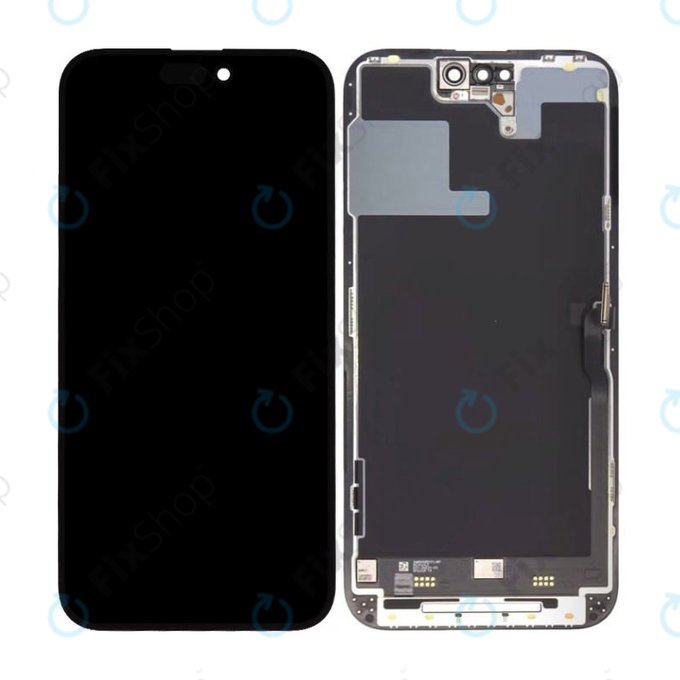 Wyświetlacz Hard OLED dla iPhone 14 Pro Max, Ekran dotykowy z ramką, FixPremium
