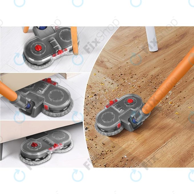 Elektryczna glowica mopujaca ze zbiornikiem na wode do Dyson V-series, Outsize