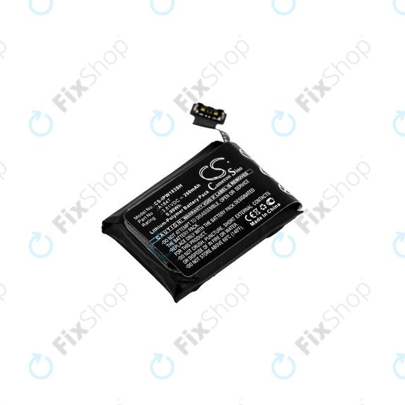 Bateria dla Apple Watch 3 38 mm, 260mAh, GPS Version, Li-Pol, 3.81 V, A1847, HQ
