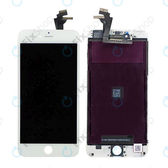 Wyświetlacz dla iPhone 6 Plus, White, Ekran dotykowy z ramką