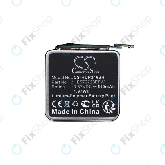 Bateria do Huawei Watch GT3 Pro 46mm, 510mAh, Li-Pol, 3.87V, HB572728EFW, HQ