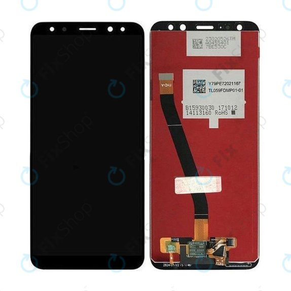Wyświetlacz do Huawei Mate 10 Lite, Ekran dotykowy bez ramki, Czarny, Black, TFT